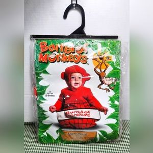 Barrel of Monkeys Baby Halloween Costume Size 0-6 months Like New